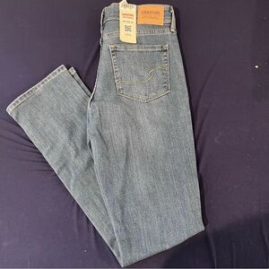 Signature Levi Strauss Women’s Jeans Mid Rise Straight 2M W26 L32 NEW